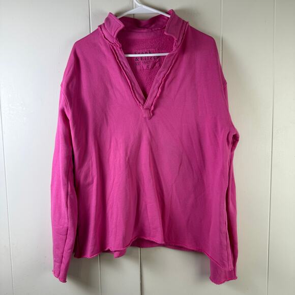 Frank & Eileen Pink Crew Neck Sweater - Picture 1 of 6